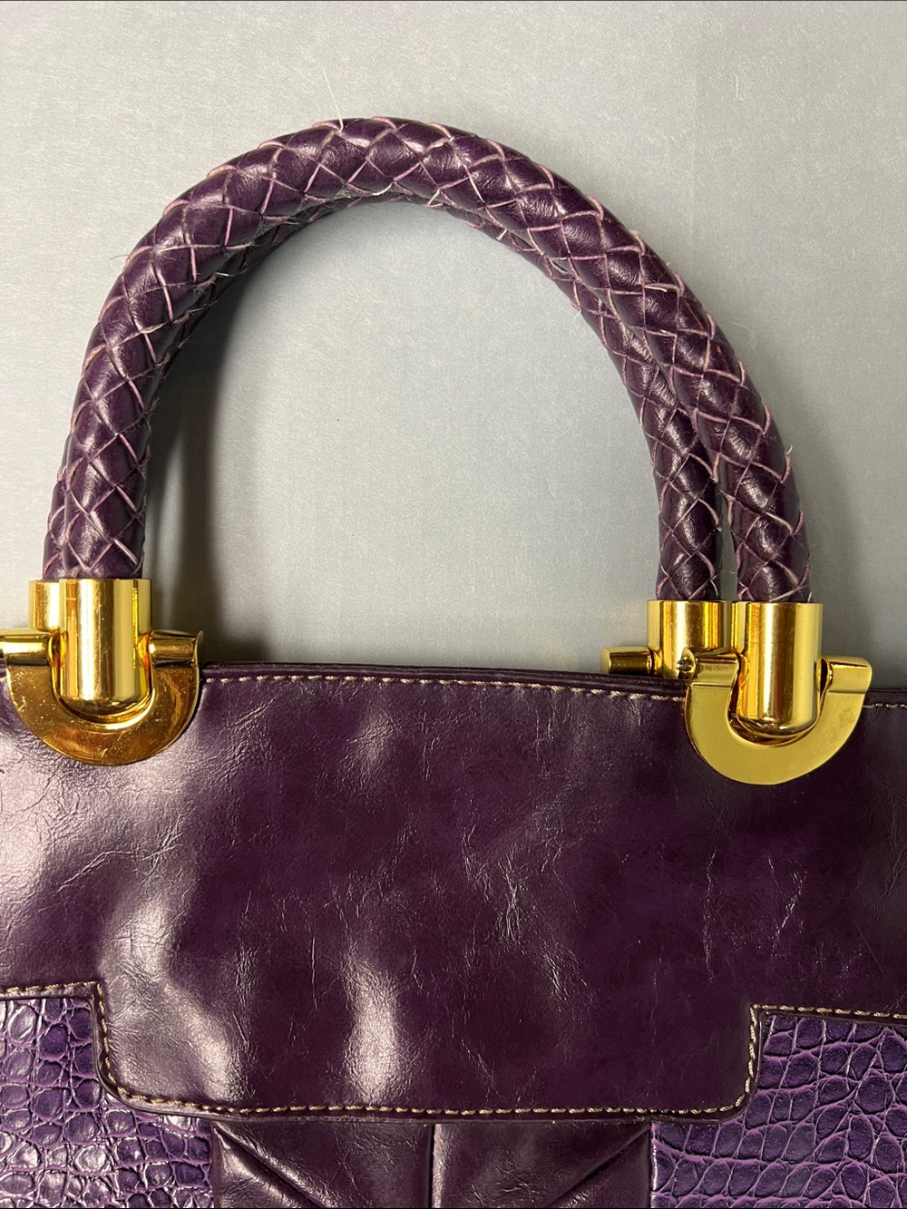 Chinese Laundry Purse/Tote purple - Picture 2 of 9